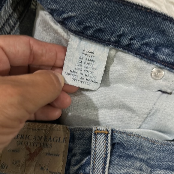 Vintage American eagle outfitters women’s hipster boot cut denim jeans 6… - Picture 8 of 10